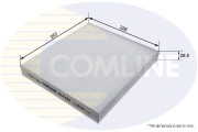 EKF434 Filtr, vzduch v interiéru COMLINE