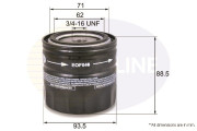 EOF046 Olejový filtr COMLINE