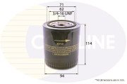 EOF047 Olejový filtr COMLINE