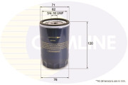 EOF062 COMLINE olejový filter EOF062 COMLINE