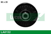 LA0132 Vratná/vodicí kladka, klínový žebrový řemen LUCAS ENGINE DRIVE