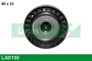 LA0138 Vratná/vodicí kladka, klínový žebrový řemen LUCAS ENGINE DRIVE