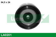 LA0201 Vratná/vodicí kladka, klínový žebrový řemen LUCAS ENGINE DRIVE