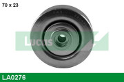 LA0276 Vratná/vodicí kladka, klínový žebrový řemen LUCAS ENGINE DRIVE