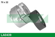 LA0439 Napínací kladka, žebrovaný klínový řemen LUCAS ENGINE DRIVE