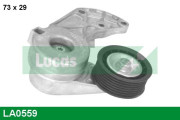 LA0559 Napínací rameno, žebrovaný klínový řemen LUCAS ENGINE DRIVE