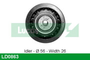 LD0863 Napínací kladka, ozubený řemen LUCAS ENGINE DRIVE
