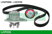 LKP036 Vodní pumpa + sada ozubeného řemene LUCAS ENGINE DRIVE