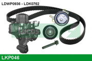 LKP046 Vodní pumpa + sada ozubeného řemene LUCAS ENGINE DRIVE