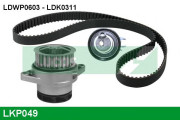 LKP049 Vodní pumpa + sada ozubeného řemene LUCAS ENGINE DRIVE