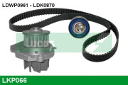LKP066 Vodní pumpa + sada ozubeného řemene LUCAS ENGINE DRIVE