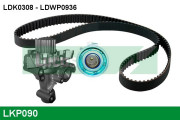 LKP090 Vodní pumpa + sada ozubeného řemene LUCAS ENGINE DRIVE