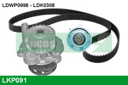 LKP091 Vodní pumpa + sada ozubeného řemene LUCAS ENGINE DRIVE