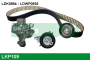 LKP109 Vodní pumpa + sada ozubeného řemene LUCAS ENGINE DRIVE