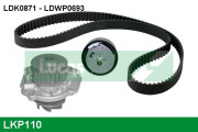 LKP110 Vodní pumpa + sada ozubeného řemene LUCAS ENGINE DRIVE