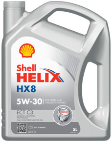550046394 SHELL HELIX HX8 ECT C3 5W30 5L SN, C3, BMW LL-04, MB229.31/229.51 SHELL