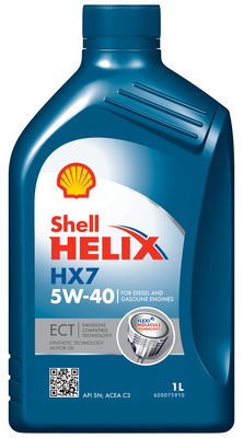 550046586 SHELL Motorový olej Helix HX7 ECT 5W-40 - 1 litr | 550046586 SHELL