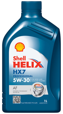 550046589 Oleje OLEJ MOT.5W/30 SHELL HX7 PROF AF 1L SHELL