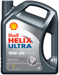 550046672 4L 10W60 Ultra Racing Helix Motorový olej SHELL