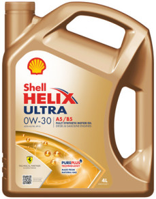 550046685 SHELL HELIX ULTRA 0W30 A5/B5 4 SL, A5/B5 SHELL
