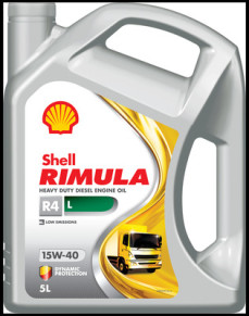 550047337 5L 15W40 R4L PRL Rimula Motorový olej SHELL