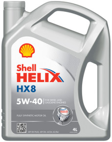 550052837 4L 5W40 HX8 Synthetic Helix Motorový olej SHELL