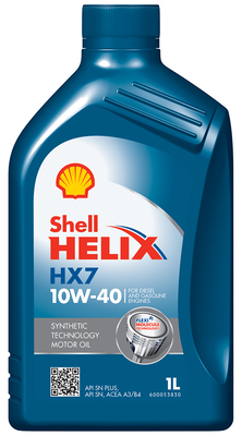 550053736 SHELL Motorový olej Helix HX7 10W-40 - 1 litr | 550053736 SHELL