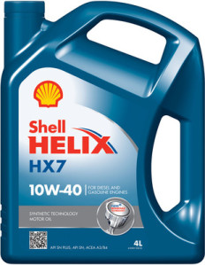 550053737 4L 10W40 HX7 Helix Motorový olej SHELL