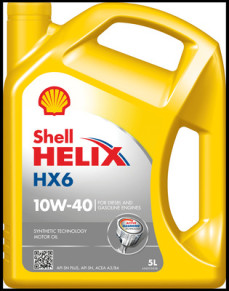 550053777 5L 10W40 HX6 Helix Motorový olej SHELL