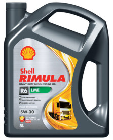 550053997 5L 5W30 R6 LME PRL Rimula Motorový olej SHELL