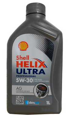 550046300 SHELL Motorový olej Helix Ultra Professional AG 5W-30 - 1 litr | 550046300 SHELL