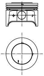 40032600 Píst KOLBENSCHMIDT