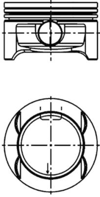 40386600 Píst KOLBENSCHMIDT