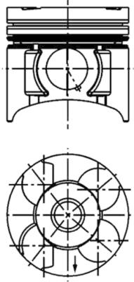 40392600 Píst KOLBENSCHMIDT