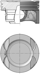 40631600 Píst KOLBENSCHMIDT