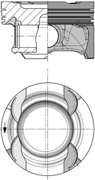 40853600 Píst KOLBENSCHMIDT