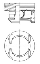 41007600 Píst KOLBENSCHMIDT