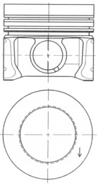 41095610 Píst KOLBENSCHMIDT