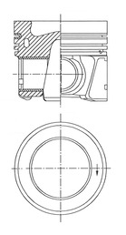 41937610 Píst KOLBENSCHMIDT