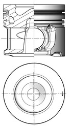 41792600 Píst KOLBENSCHMIDT