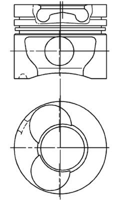 94823700 Píst KOLBENSCHMIDT