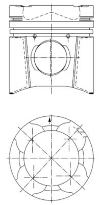 94846600 KOLBENSCHMIDT piest 94846600 KOLBENSCHMIDT