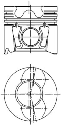 94966600 Píst KOLBENSCHMIDT