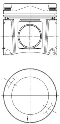 40448601 Píst KOLBENSCHMIDT