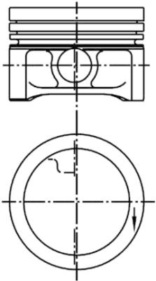 99455620 Píst KOLBENSCHMIDT