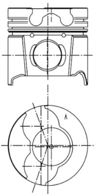 99561620 Píst KOLBENSCHMIDT