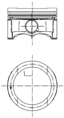 99792600 Píst KOLBENSCHMIDT