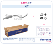 FS17003 Střední tlumič výfuku Faurecia