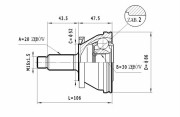 C.009 STATIM sada kĺbov hnacieho hriadeľa C.009 STATIM