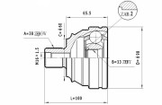 C.311 Sada kloubů, hnací hřídel STATIM